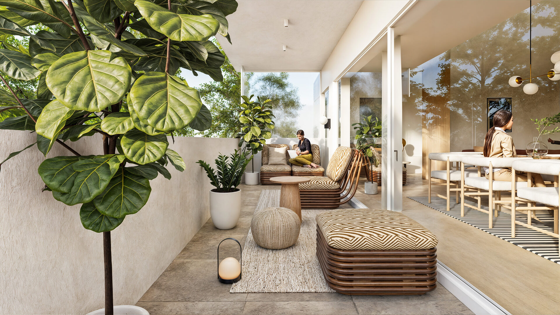 Wohnung in Oberkassel, Terrasse