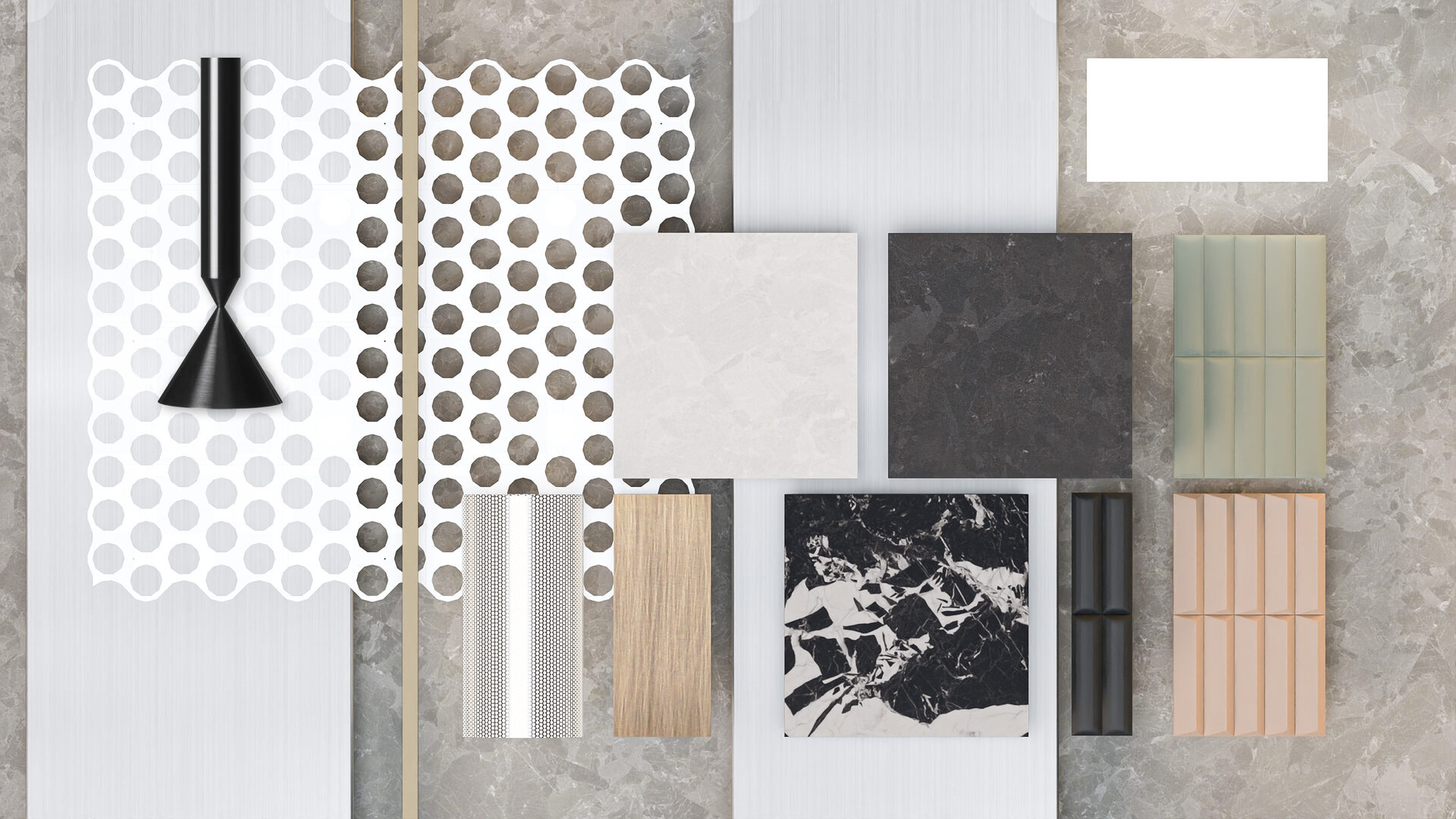 Coworking Berlin, Materialcollage