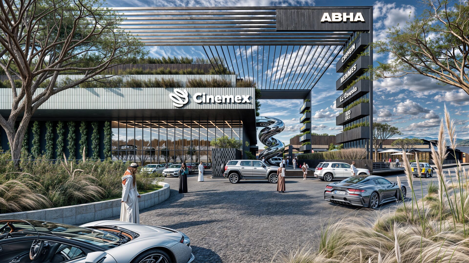 Abha Mall, Eingang